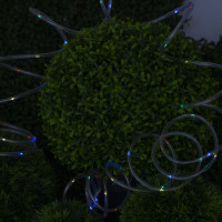Садовый дюралайт ЭРА ERANN2412 на солнечной батарее, мультиколор Б0044221