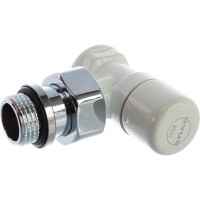 Запорный угловой клапан SR Rubinetterie Ovus 1/2, цвет белый 0453-1500VC0A