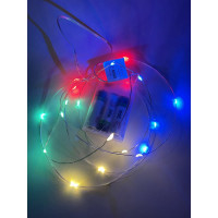 Гирлянда ЭРА ENIN2M LED, Нить, 2 м, мультиколор, АА, IP20 Б0041983