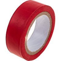 Изоляционная лента DolleX, 19 мм х 9,10 м, красная, ПВХ PVC, ET-1319RED