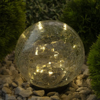 Садовый светильник ЭРА ERASF01224 Шар на солнечной батарее, 15 LED 15 Б0044232