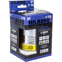 Коронка алмазная по бетону Laser Five Teeth 72 мм Hilberg HP272