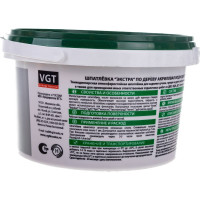 Шпаклевка по дереву Экстра Бук 1 кг 1/18 VGT 3158