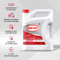 Антифриз Sintec LUXE G12+, 5 кг, красный 614503