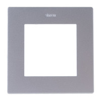 Рамка Simon 1 пост, алюминий 2400610-033