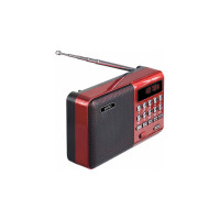 Радиоприемник цифровой Perfeo PALM красный 30012773