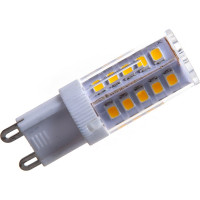 Светодиодная лампа Jazzway PLED-G9/BL2 5Вт 2700К теплый белый G9 300лм 220В (2лампы) пластик d16х50мм 1036667B