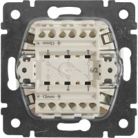 Переключатель Legrand двухклавишный Legrand Valena 10А 250В схема 6/2 безвинтовые зажимы белый 774408