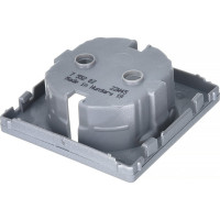 Лицевая панель Legrand Valena Life для розетки 2К+З алюминий Leg 755202