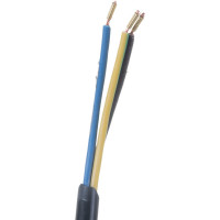 Сетевой шнур с вилкой Lux V3 ПВС 3x0.75 мм 1.5 м черный 4606400001362