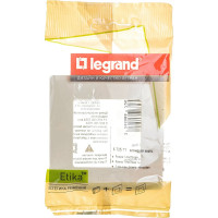 Рамка Legrand Etika 1 пост слоновая кость Leg 672511