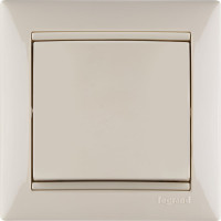 Переключатель Legrand перекрёстный одноклавишный Legrand Valena 10А 250В схема 7 винтовые зажимы слоновая кость 774307