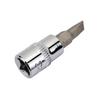 Насадка (1/4 DR; шлиц 5.5 мм) с держателем ЭВРИКА ER-93002H