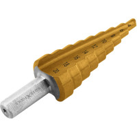 Сверло по металлу ступенчатое 4-20 мм vertextools 4-20