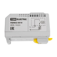 Термостат TDM ELECTRIC NO, охлаждение, 2А, 230В SQ0832-0019