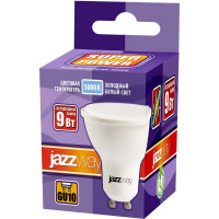 Светодиодная лампа Jazzway PLED-SP 9Вт PAR16 GU10 5000K холодный белый GU10 820лм 230В/50Гц 2859723A
