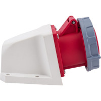 Розетка стационарная наружная EKF 1242 3Р+РЕ 32А 380В IP67 ps-1242-32-380