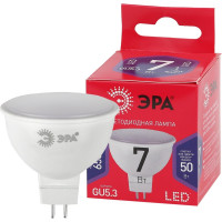 Лампа ЭРА LED MR16 7W 865 GU5.3 R диод, софит, 7Вт, хол, GU5.3  Б0045351