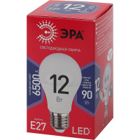 Светодиодная лампа ЭРА LED A6012W865E27 R, груша, 12Вт, холодный, E27 Б0045325