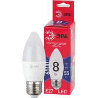 Светодиодная лампа ЭРА LED B35 8W 865 E27 R диод, свеча, 8Вт, холодный, E27 Б0045342