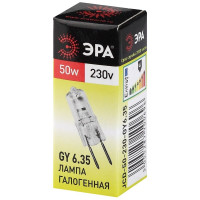 Галогенная лампа ЭРА GY6.35 JCD 50W 230V капсула, 50Вт, нейтральный, GY6.35 C0027374