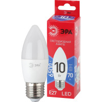 Светодиодная лампа ЭРА LED B3510W865E27 R, свеча, 10 Вт, холодный, E27 Б0045338