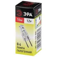 Галогенная лампа ЭРА G4JC10W12V капсула, 10 Вт, нейтральный, G4 C0027367