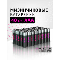 Батарейка ФАZА Элемент питания алкалиновый AAA/LR03 1.5В Alkaline Pack-40 (уп.40шт) 5023024