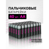 Батарейка ФАZА Элемент питания алкалиновый AA/LR6 1.5В Alkaline Pack-40 (уп.40шт) 5023017