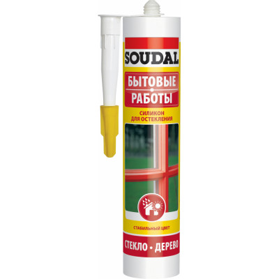 Силиконовый герметик для остекления Soudal 125773