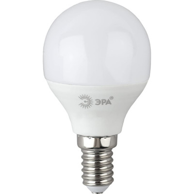 ЭРА LED P456W865E14 R диод, шар, 6Вт, хол, E14 Б0045356