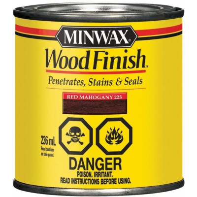 Minwax Морилка WF 225 Красный махагон 237 мл 22250