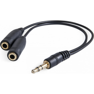 Defender Разветвитель для наушников Audio Jack для 2 наушников, 0,15 м 63001