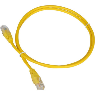 TWT Патч-корд RJ45-RJ45, 4 пары, UTP, категория 5е, 5 м, желтый, 45-45-5.0-YL