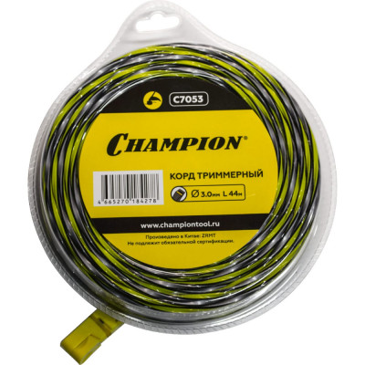 CHAMPION Корд трим. Tornado 3.0мм 44м C7053