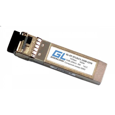 Модуль SFP+ Gigalink GL-OT-ST12LC1-1330-1270