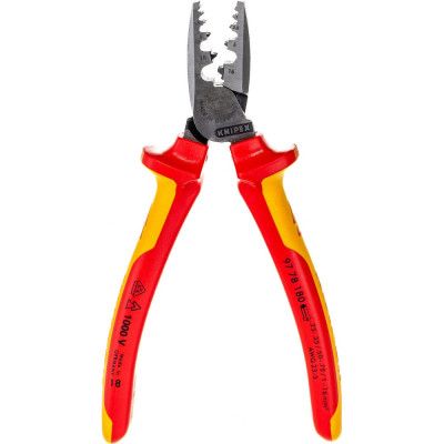 Пресс-клещи для обжима контактных гильз Knipex KN-9778180SB