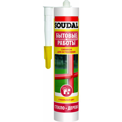 Силиконовый герметик для остекления Soudal 125774