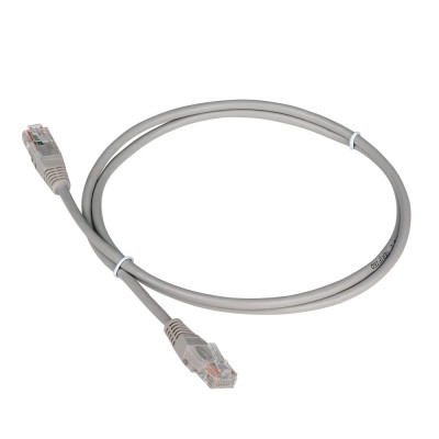 TWT Патч-корд RJ45-RJ45, 4 пары, UTP, категория 5е, 7 м, серый, 45-45-7.0-GY