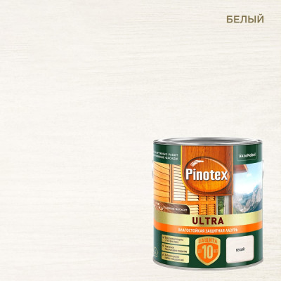 Pinotex ULTRA NW антисептик тиксотропный, УФ защита, белый 2,5 л 5803416