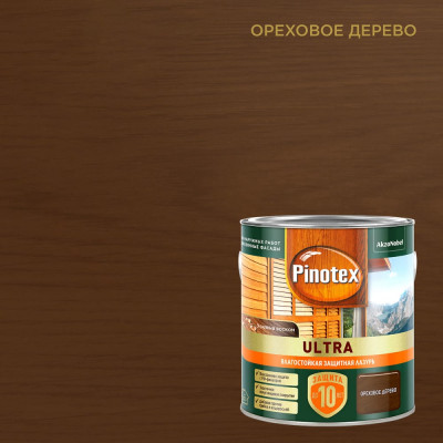 Pinotex ULTRA NW антисептик тиксотропный, УФ защита, орех 2,5 л 5803593