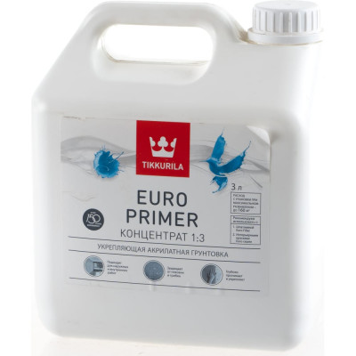 Tikkurila Грунтовка EURO PRIMER 3л 700001238