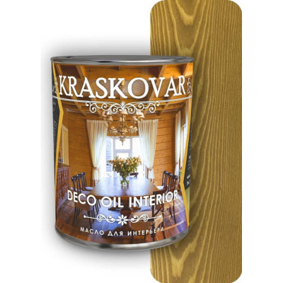 Kraskovar Масло для интерьера Deco Oil Interior Дуб 0,75л 1093