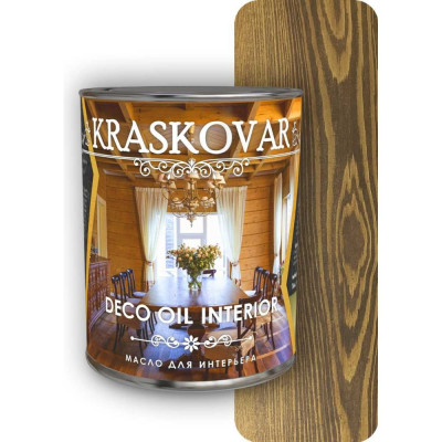 Kraskovar Масло для интерьера Deco Oil Interior Орех 0,75л 1098