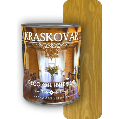 Kraskovar Масло для интерьера Deco Oil Interior Ель 0,75л 1092