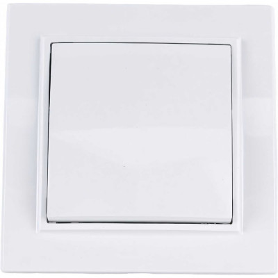 STEKKER Выключатель 1-клавишный, 220V, 10А, серия Эрна, белый, PSW10-9003-01 39043