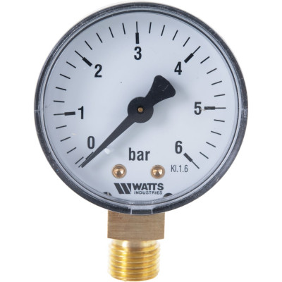 Watts Манометр радиальный F+R200 0-16bar корпус 50mm 10007384