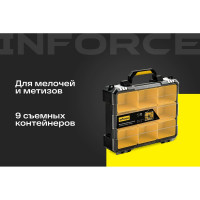 Inforce Органайзер профессиональный с металлическими замками 9 отделений 06-20-10