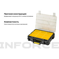 Inforce Органайзер профессиональный с металлическими замками 9 отделений 06-20-10