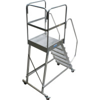 Лестница с площадкой Krause 6 ступеней 820044